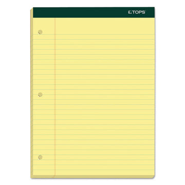 TOPS™ Double Docket Ruled Pads, Wide-legal Rule, 100 Canary-yellow 8.5 X 11.75 Sheets, 6-pack freeshipping - TVN Wholesale